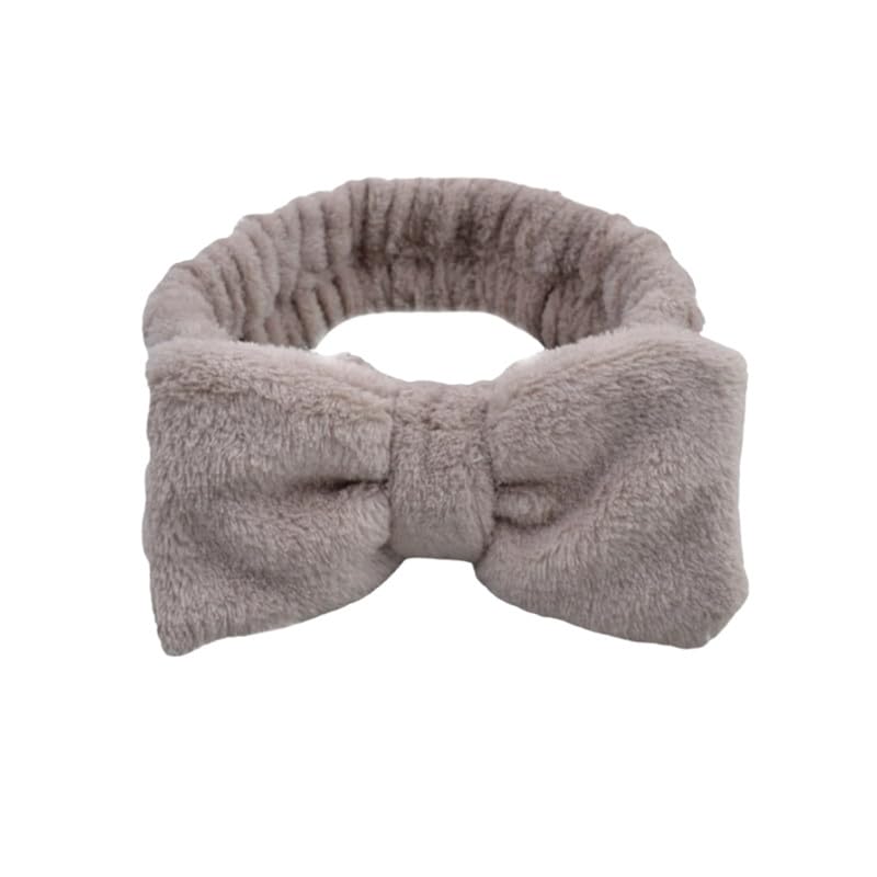 MIPPO® Coral Velvet Butterfly Headband | Soft Plush Headband for Makeup Removal Face Wash Skincare-image-37