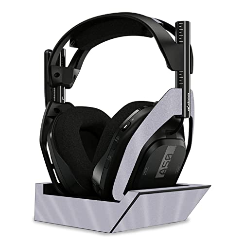 Image of MightySkins Glossy Glitter Skin Compatible with Astro A50 Wireless Headphones + Base Station (Gen 4) - Solid Gray | Protective, Durable High-Gloss Glitter Finish | Easy to Apply | Made in The USA