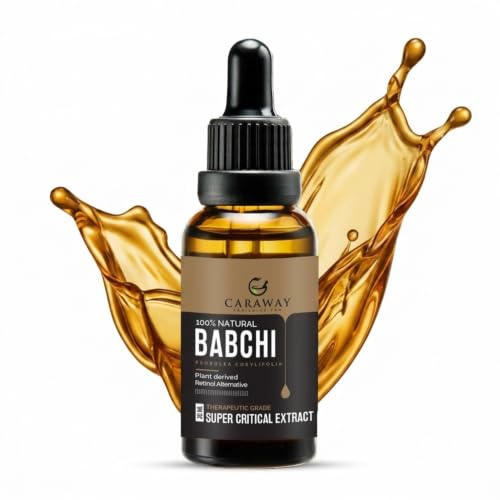 Image of CARAWAY BABCHI OIL - Supercritical CO2 Extract| Pure Babchi oil for Skin, Pigmentation, Vitiligo & Uneven skin tone (30 ml)
