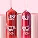 Ruby Kisses Butter Bomb Lip Balm, High Shine Tinted Lip Gloss, Ultra Hydrating Melting Lipstick With Shea Butter for Plumped Look, Lightweight Buildable Color With Glowy Glass Finish (Birthday Cake)