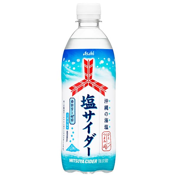 Amazon.co.jp: アサヒ飲料 三ツ矢 塩サイダー 500mlペットボトル×24本