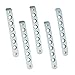 Side Door Handle Inserts Cover Trim Fits for Jeep Wrangler Accessories JK JKU Liberty Sahara & Unlimited 2007-2018 Exterior Grab Handles Pull JK Mods Decoration(Aluminum Silver, 5PCS)