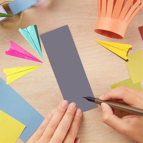 Image of CVANU Premium A4 Color Paper Sheets Bonn Basalt 120 GSM Color Art Papers for Kids DIY Arts and Crafts| Scrapbooking| Card Making (Pack of 100)