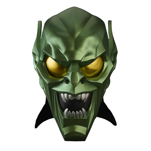 Marvel Legends Series Green Goblin Premium Roleplay Helmet, Spider-Man: No Way Home Adult Collectible Roleplay Gear