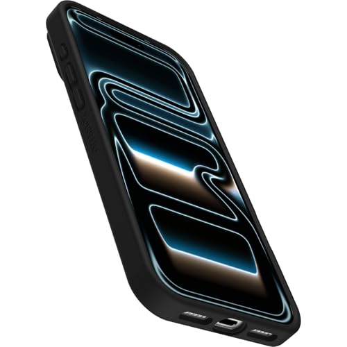 Image of OtterBox React Series MagSafe Case for iPhone 17 Pro Max, Shockproof, Drop Proof, Ultra-Slim, Protective Thin Case, Tested to Military Standard, Black