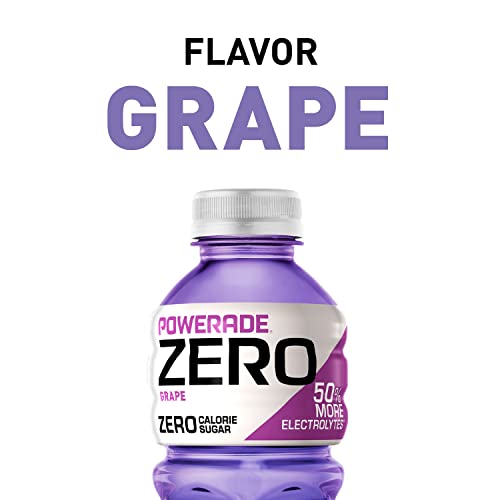 Powerade Zero, Zero Calorie Electrolyte Enhanced Sports Drinks, Grape, 20 Fl Oz (Pack Of 8) #TOP5