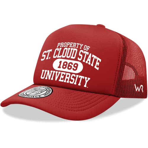 St. Cloud State Huskies Property of, College Caps Red