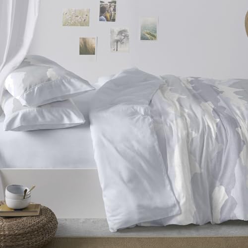 Burrito Blanco | Fundas nórdicas Estampadas | Cama de 150 a 160cm (+Medidas Disponibles) | Poliéster 50% Algodón 50% | Diseño 137 | Color Cielo (150-160x190/200cm)