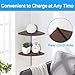 Corner Speaker Shelf for Small Speaker Wall Mount, Wooden Floating Speaker Shelf for Samsung, Sony, Bose, JBL, LG Speaker Wall Mount - Corner Speaker Mount for Most of Satellite Speakers, Set of 2