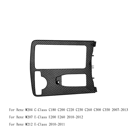 Marco portavasos consola central Carbon Fiber para Mercedes Benz miniatura 3