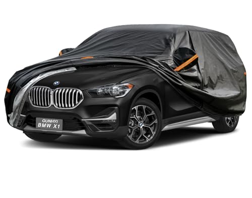 Image of GUNHYI 7 Layer SUV Car Cover Custom Fit BMW X1 (2010-2025) Waterproof All Weather, Heavy Duty Outdoor Snow Sun Rain Uv Protection (Ships from US Warehouse, Delivery 3-8 Days)