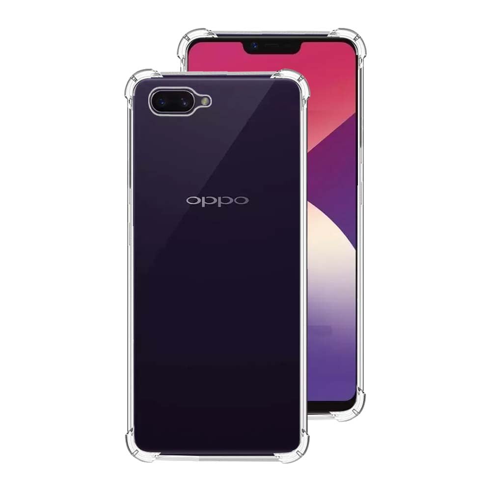 7SEVEN® Back Cover for Oppo A3S | Oppo A5 Transparent Mobile Back Case Shock Proof Design Camera Edges Protection Crystal Clear Phone Case Silicon Soft TPU and Flexible Bumper Phone Cover