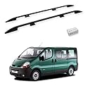 TURTLE kompatibel mit Renault Trafic (X83) 2001-2014 / Langes Version Crown Dachreling | SCHWARZ TURTLE kompatibel mit Renault Trafic (X83) 2001-2014 / Langes Version Crown Dachreling | SCHWARZ
