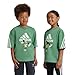 Adidas Unisex-Kid's Disney Mickey Mouse T-Shirt, Preloved Green/Off White, X-Small