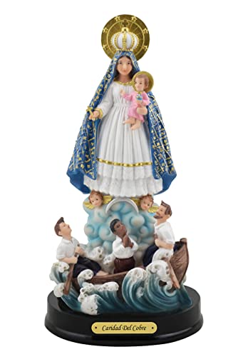 Estatua Virgen de la Caridad del Cobre 8 pulgadas