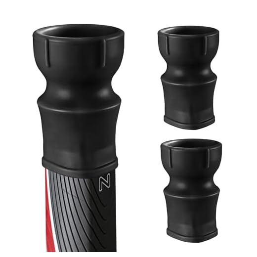 FINGER TEN Silicone Golf Ball Retriever for Putter Handle 2 Pack (Black)