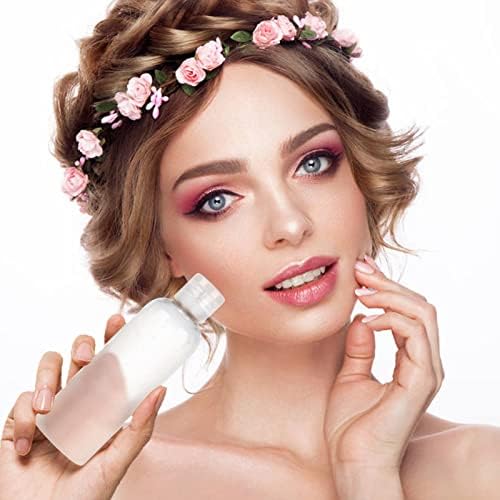 10 PCS 100ml Clear Travel Bottles Empty Transparent Flip Cap Bottles Plastic Travel Bottles with Labels for Travel or Cosmetic
