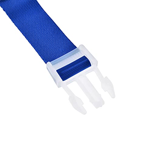 Image of uxcell Add a Bag Luggage Strap, Adjustable Suitcase Connect Belt with Buckle, Nylon Travel Packing Accessory 300x25mm, Dark Blue