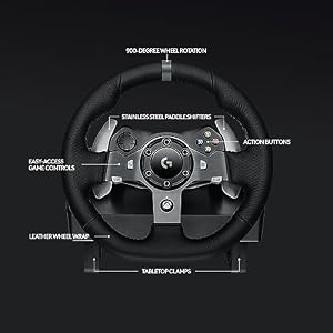Logitech G920 Racing Wheel and Pedals for Xbox X|S/Xbox One/PC — photo 6 of 6