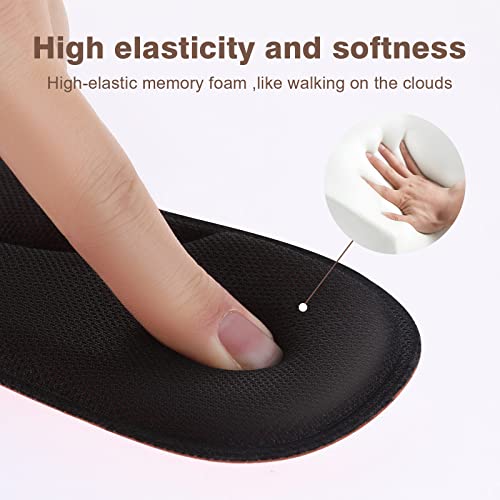 Wllhyf Memory Foam Insoles Cropable Shock Absorption Inserts Comfortable Breathable Cushion Foot Support Pad For Men Women Relieve Foot Pain #TOP2