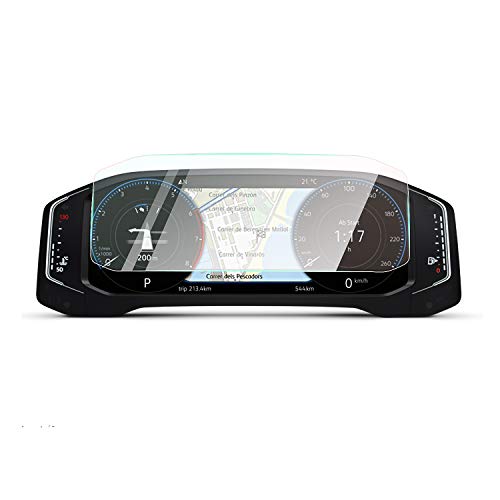 CDEFG Tiguan 2 2019 Tablero Protector de Pantalla 10,3 Inches, 9H Cristal Vidrio Templado GPS Navi película protegida Glass