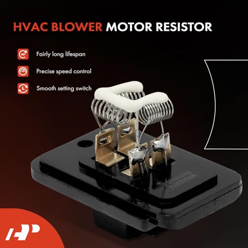 Image of A-Premium Front HVAC Blower Motor Resistor Compatible with Toyota & Geo | for Toyota Corolla 1988-1992 & Geo Prizm 1989-1992 - Replace# 8713812120