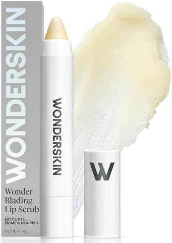 Wonderskin Lip Scrub - 3-in-1 Lip Exfoliator & Moisturizer Scrub