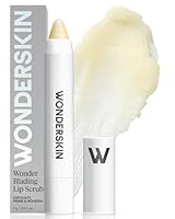 Wonderskin 3-In-1-Lippenpeeling-Peeling Und Feuchtigkeitscreme, Lippenpeeling-Peeling, Feuchtigkeitsspendender Balsam Für Weiche, Gepflegte, Schuppenfreie Lippen Mit One-Step-Vorbereitung, 0,10 Unzen