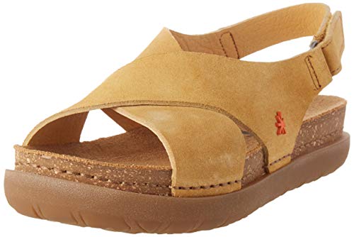 Art Rhodes, Sandalias con Punta Abierta Mujer, Amarillo (Corona), 42 EU