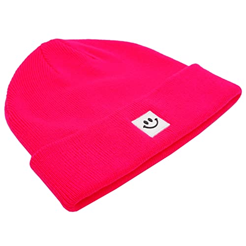 Image of 55cube Unisex Winter Beanie Hats Warm Thick Knit Cuffed Skullcaps