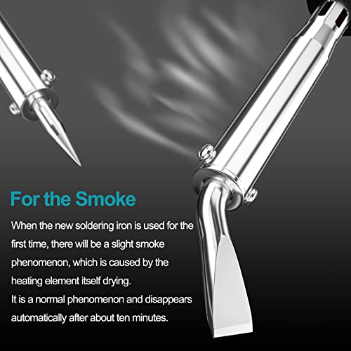 Gogopanda 80-300W Handmade Industrial Soldering Iron Set, Pointed Elbow (200Wbend) #TOP5