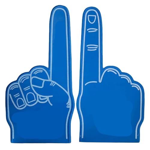 Foam Finger, Gants D'événement De Geste De Victoire De Paume De Main D'acclamation De 1 Pièces, Jeux De Joie for La Célébration De Pom-Pom Girl ,Sports Events(Blue)