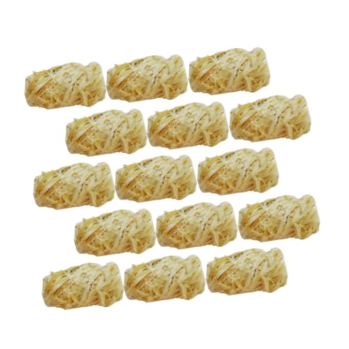 POPETPOP Wood Firelighters Carbon Wax 50pcs Firelighters for Campfires Grill Barbecue Waterproof Easy to Use