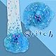 2 Pack Jelly Cube Crunchy Slime Kit, Blue and Pink Clear Crunchy Slime, Super Soft Crystal Slime Toy, for Kids Party Favours and School Education, Stress Relief Toy for Girls and Boys