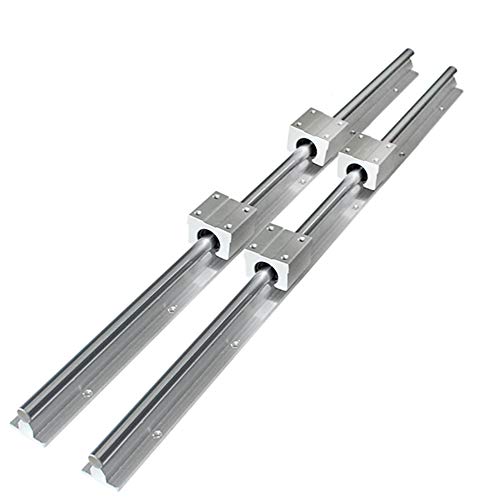 CHUANGNENG 2Pcs Linear Rail SBR12 600mm Linear Rail Guide CNC Parts 23