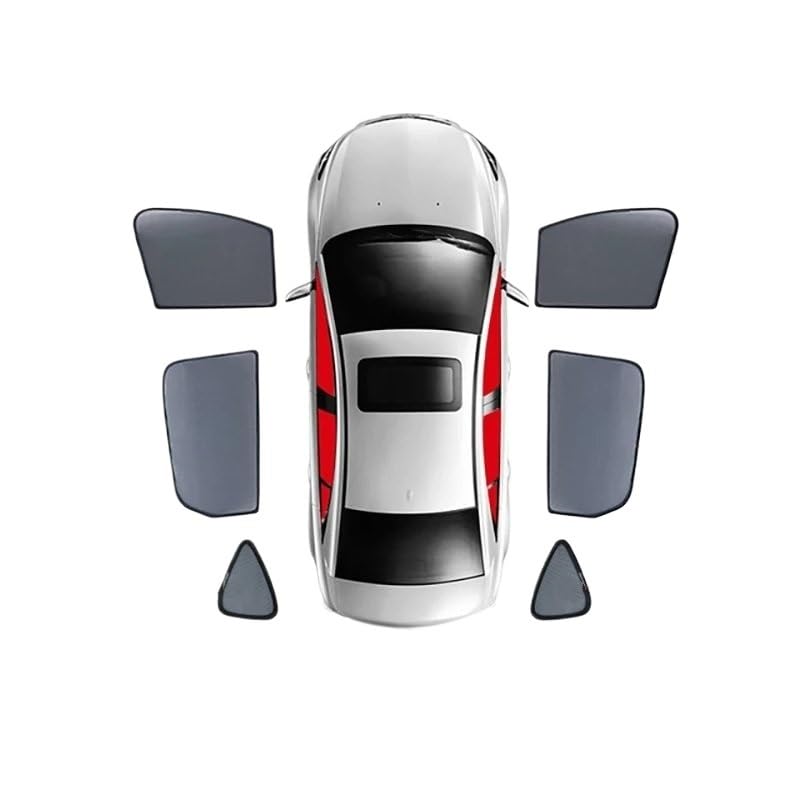 Pare-soleil voiture magnétique Scenic IV rideau occultant fenêtre latérale arrière 6PCS