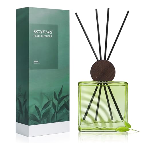 Difusor ambiente aroma té verde 200ml con varillas miniatura 1