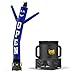 LookOurWay Air Dancers 空気注入式チューブマンセット - 高さ7フィート ワッキーウェービングインフレータブルダンシングチューブガイ 耐候性ブロワー ビジネスプロモーション - オープンブルー