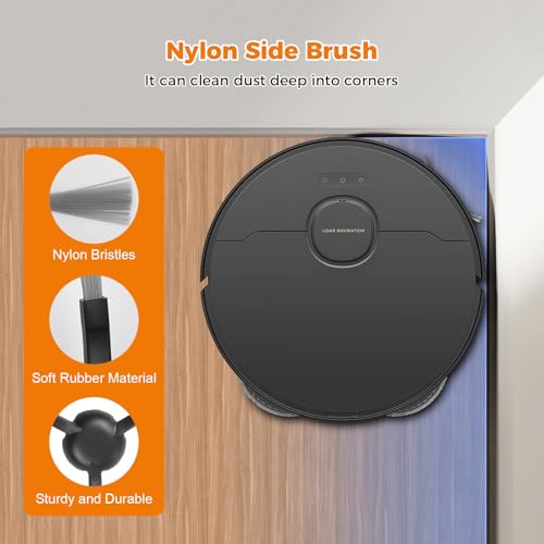 Image of 18 Pcs Accessories for Dreame L10s Ultra Gen 2 /L10s Pro Ultra Heat Vacuum | 1 TriCut Brush 4 Side Brushes 4 HEPA Filters 4 Mop Pads 4 Dust Bags 1 Cleaning Brush