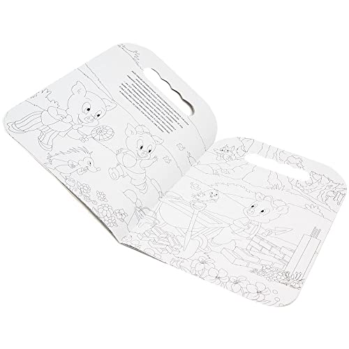 Livro de Colorir com alça: Três Porquinhos, Os