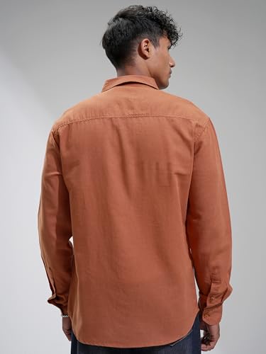Image of Highlander Men's Relaxed Fit Casual Shirt | Cotton Linen | Relaxed fit | Full Sleeves