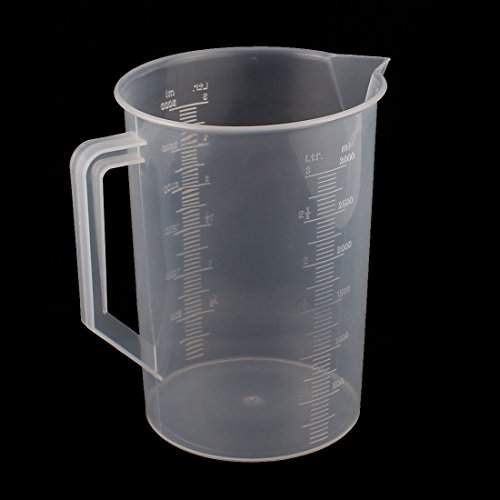 Jarra medidora plástico 3L transparente miniatura 2