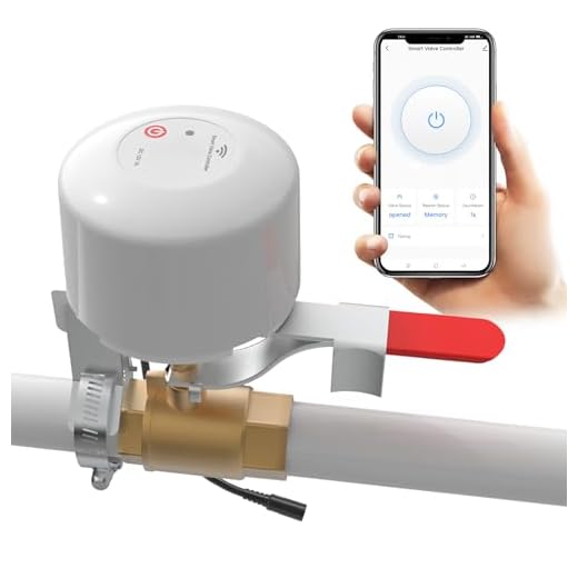 WIFI Smart Water Valve Shut Off Tool Automatic Remote Control On And Off Electric Gas Shutoff Valve Main Compatible With Alexa