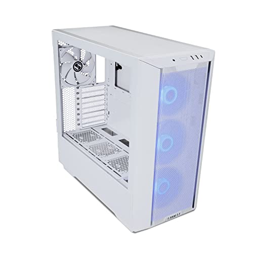 Image of Lian Li Aluminium Lancool Iii RGB Mid-Tower Computer Casei Gaming Cabineti Pc Cabinet-White|Support-Eatx /ATX /Micro /Mini ITX|Pre-Installed 3X140Mm Argb Front Fans&1X140Mm Pwm Rear Fan-G99.Lan3Rw.in