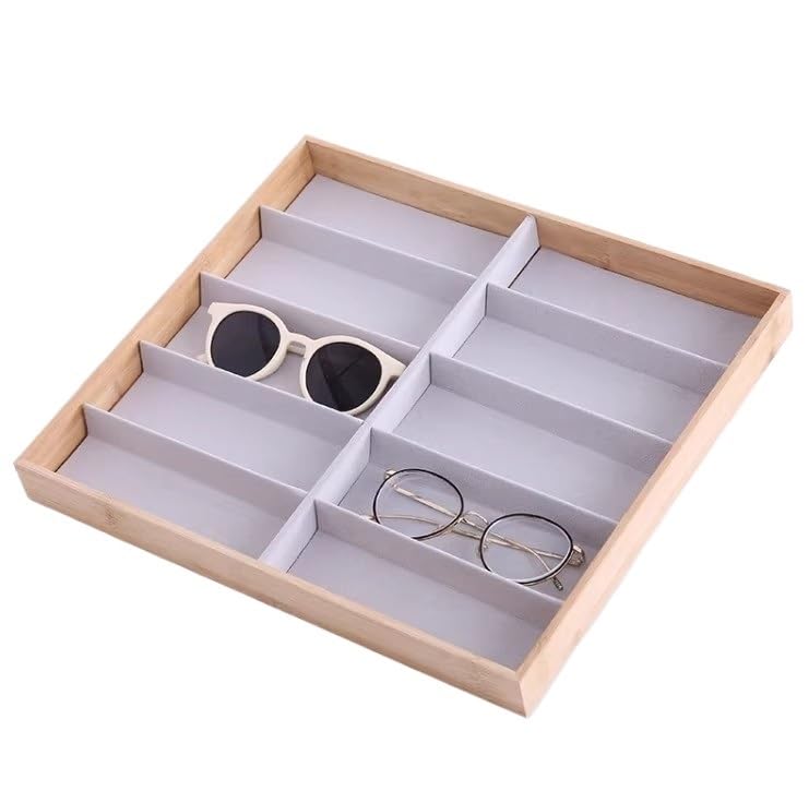 Présentoir à Lunettes Anti-Rayures en Velours de Rangement