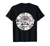 Rock Band Merchandise design. Official Licensed Bravado Guns N' Roses Floral Bullet Official Guns N' Roses Merchandise Lightweight, Classic fit, Double-needle sleeve and bottom hem