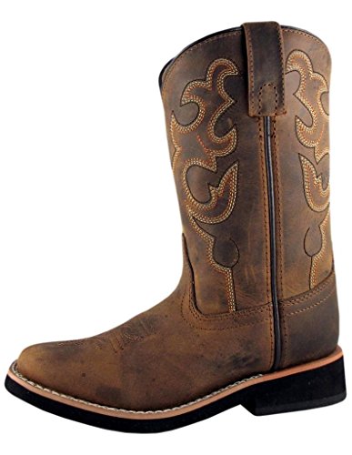 Kids Pueblo Leather 2M,Dark Crazy Horse