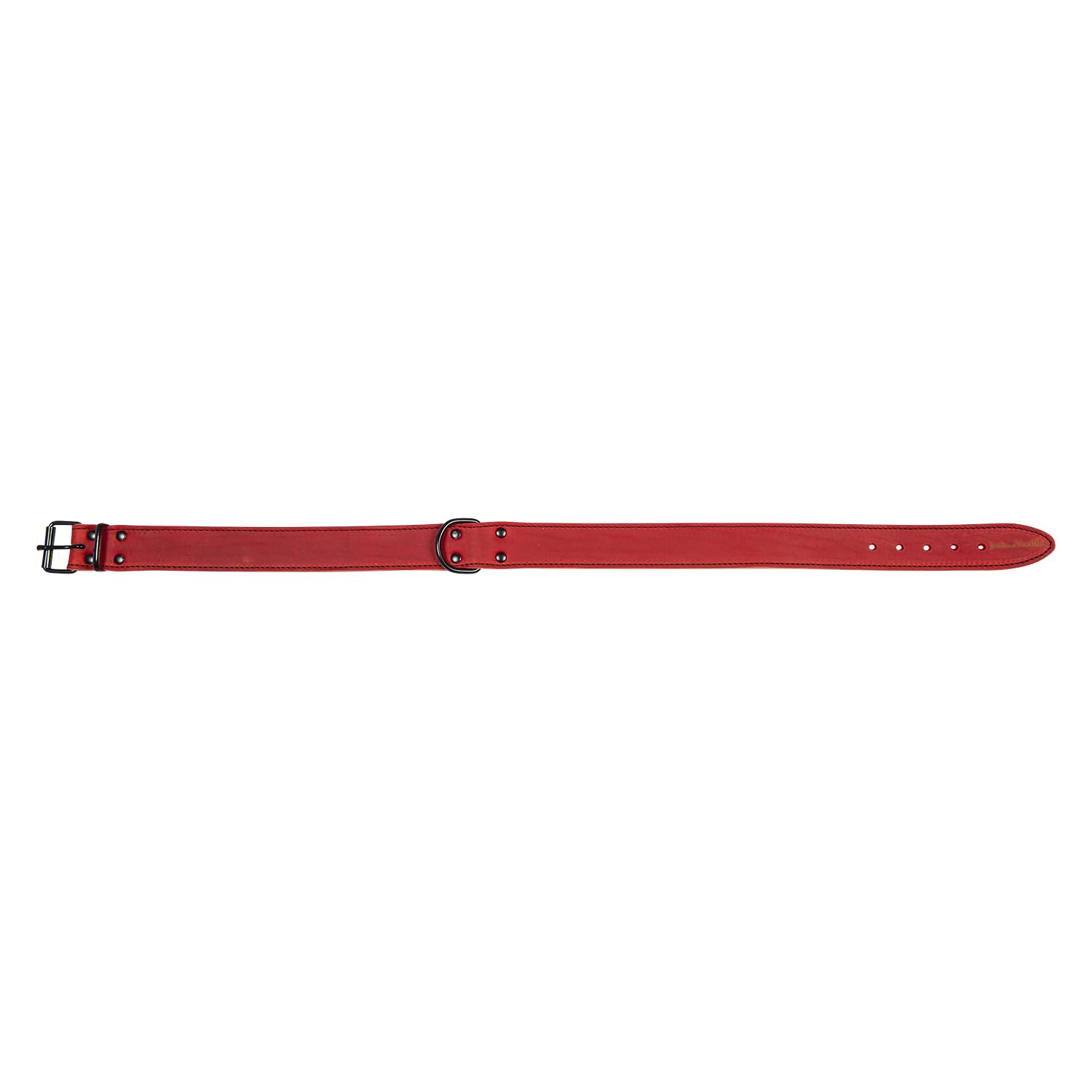 Collier pour chien Jack and Vanilla Black Label rouge 25mm x 55cm