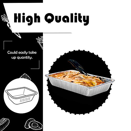 TYH Supplies 30-Pack Aluminum Foil BBQ Grease Drip Pans Compatible with Weber Grills Q, Pulse, Spirit, Spirit II, Genesis II LX 200 and 300 Series Gas Grill 7.5 x 5 Inch - Thumbnail 4