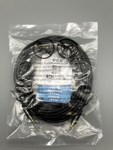 KabelDirekt – Jack Cable, 3.5mm Aux/Audio Cable – 7.5m – Available in 0.3m to 10m – Suitable for Headphones – Mobile Phone – PC & Laptop Audio – Car – HiFi – Stereo, black KabelDirekt – Jack Cable, 3.5mm Aux/Audio Cable – 7.5m – Available in 0.3m to 10m – Suitable for Headphones – Mobile Phone – PC & Laptop Audio – Car – HiFi – Stereo, black